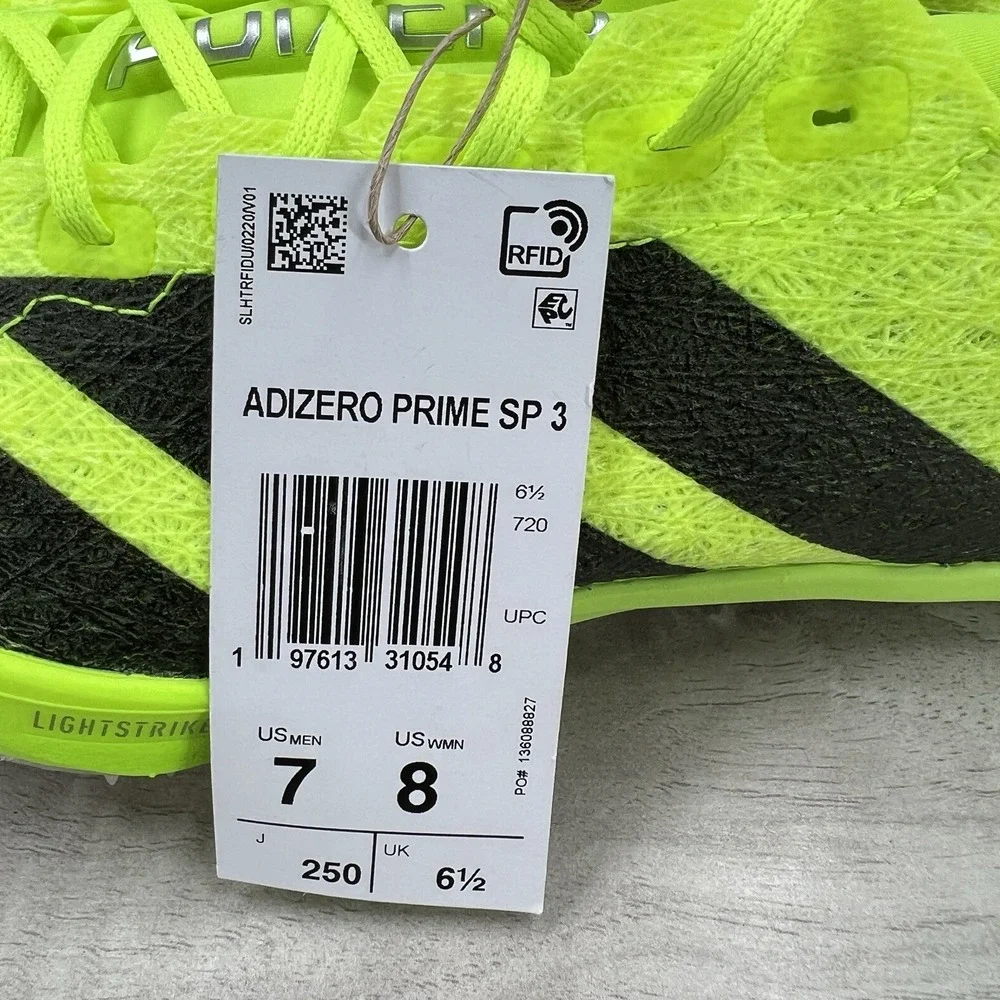 ADIDAS ADIZERO PRIME SP3 Track & Field Spikes Shoes Men's Size 7 IH5800